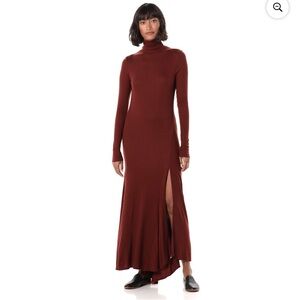NEW AG Adriano Goldschmied Long Sleeve Rust Dress